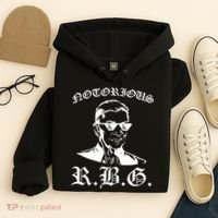 Notorious RBG Gangster Sunglasses Hoodie thumb 4