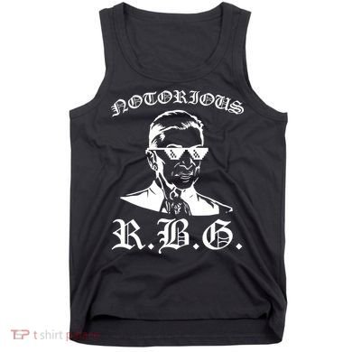 Notorious RBG Gangster Sunglasses Tank Top