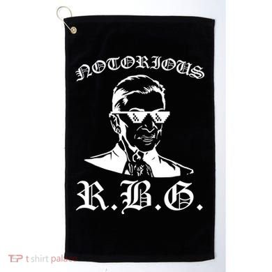 Notorious RBG Gangster Sunglasses Golf Towel