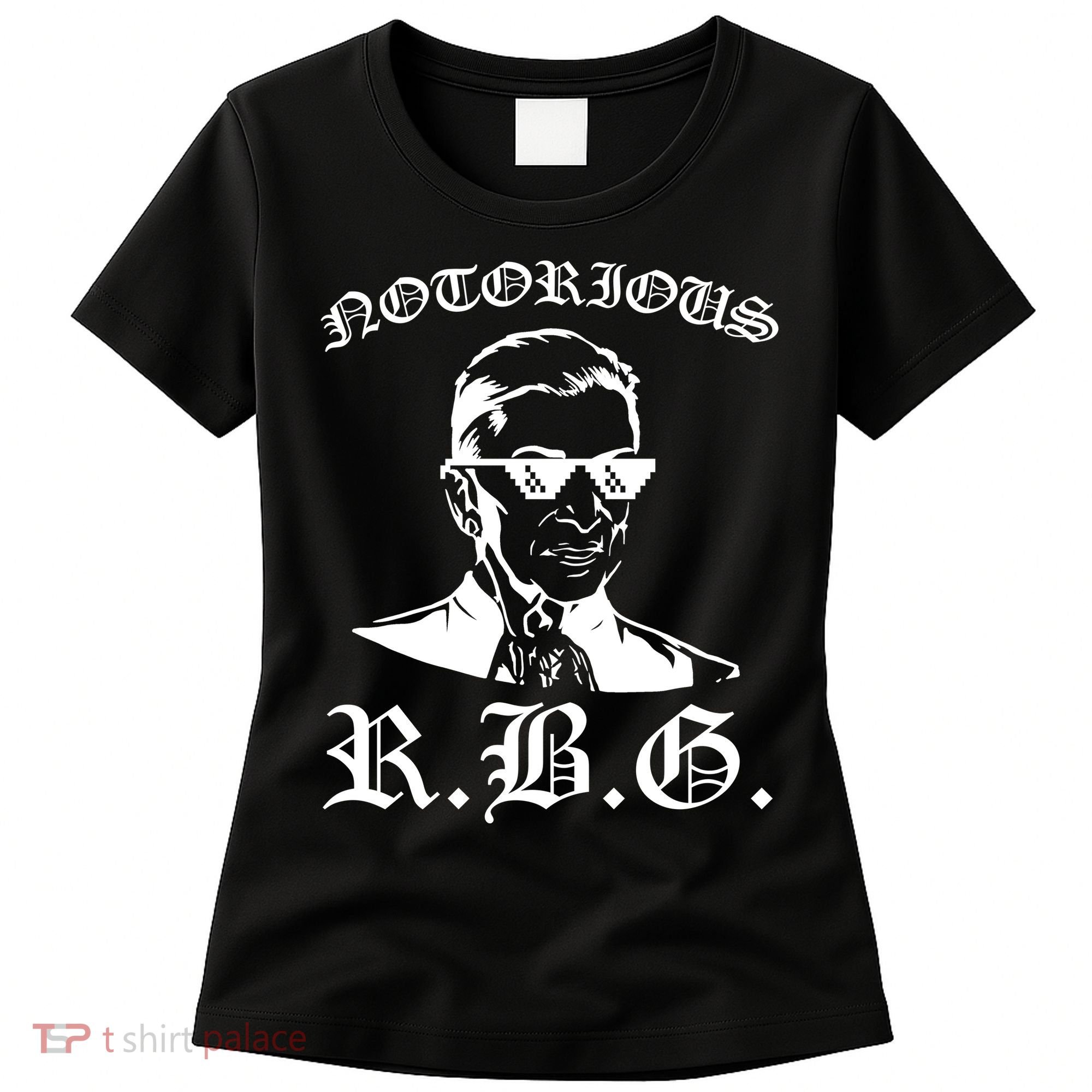 Notorious RBG Gangster Sunglasses Women's T-Shirt