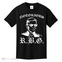Notorious RBG Gangster Sunglasses Kids T-Shirt thumb 0