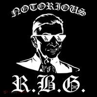 Notorious RBG Gangster Sunglasses Kids T-Shirt thumb 4