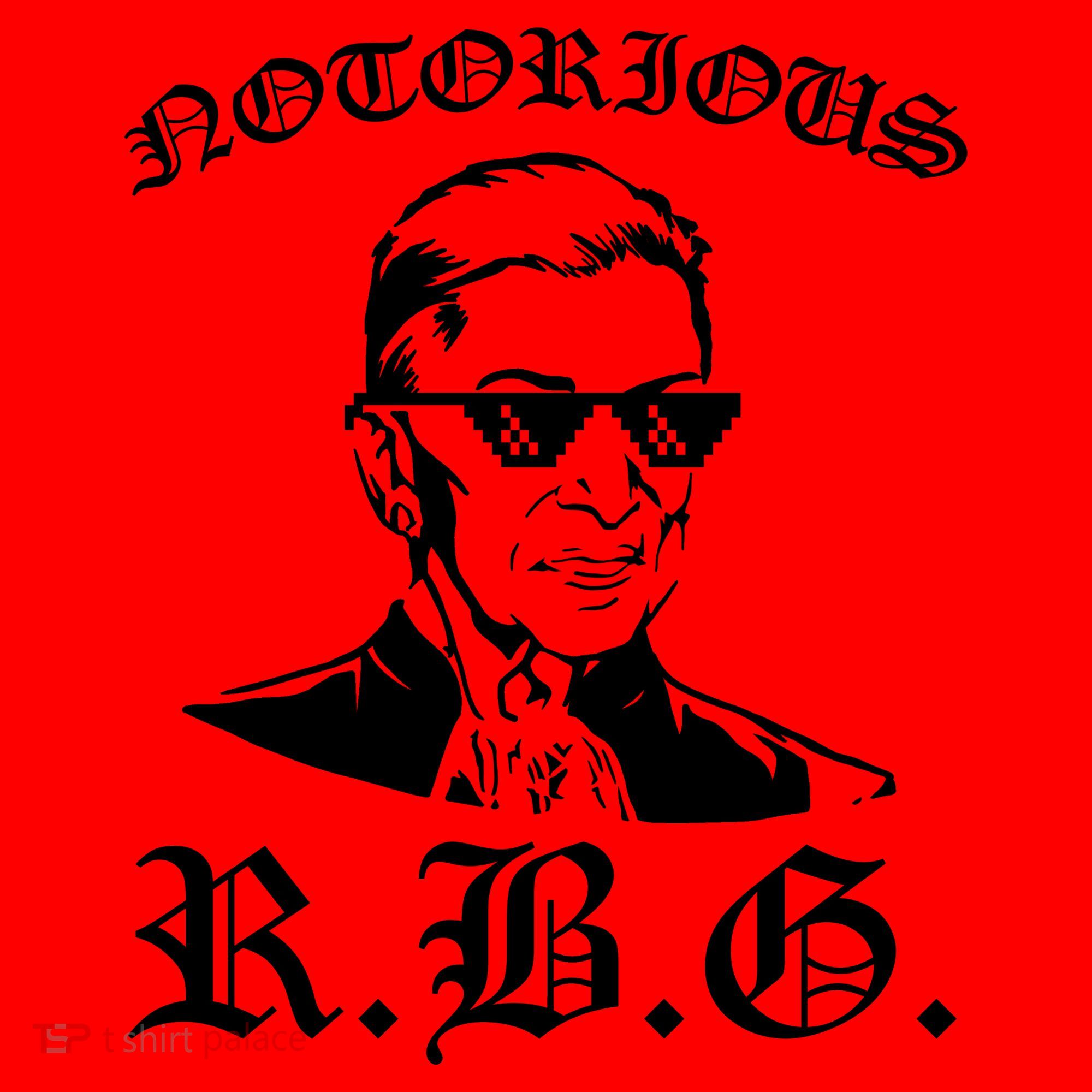 Notorious RBG Gangster Sunglasses Santa Hat