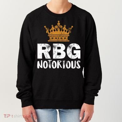 Notorious RBG Ginsburg Vintage Crown Women's Sweatshirt
