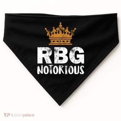 Notorious RBG Ginsburg Vintage Crown USA-Made Doggie Bandana