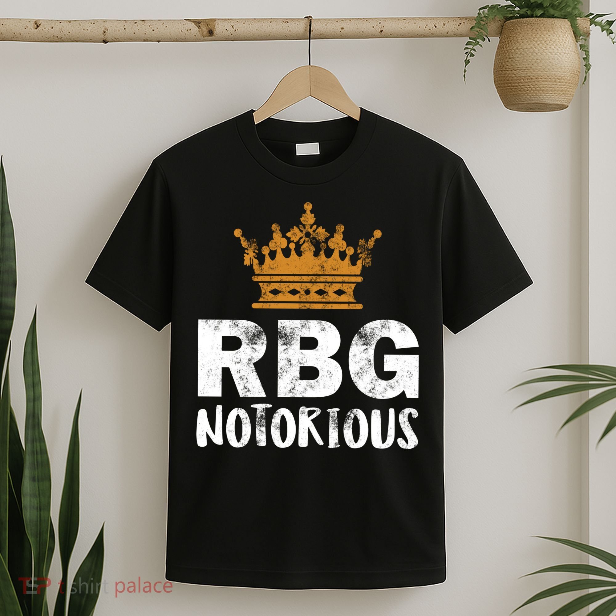 Notorious RBG Ginsburg Vintage Crown T-Shirt