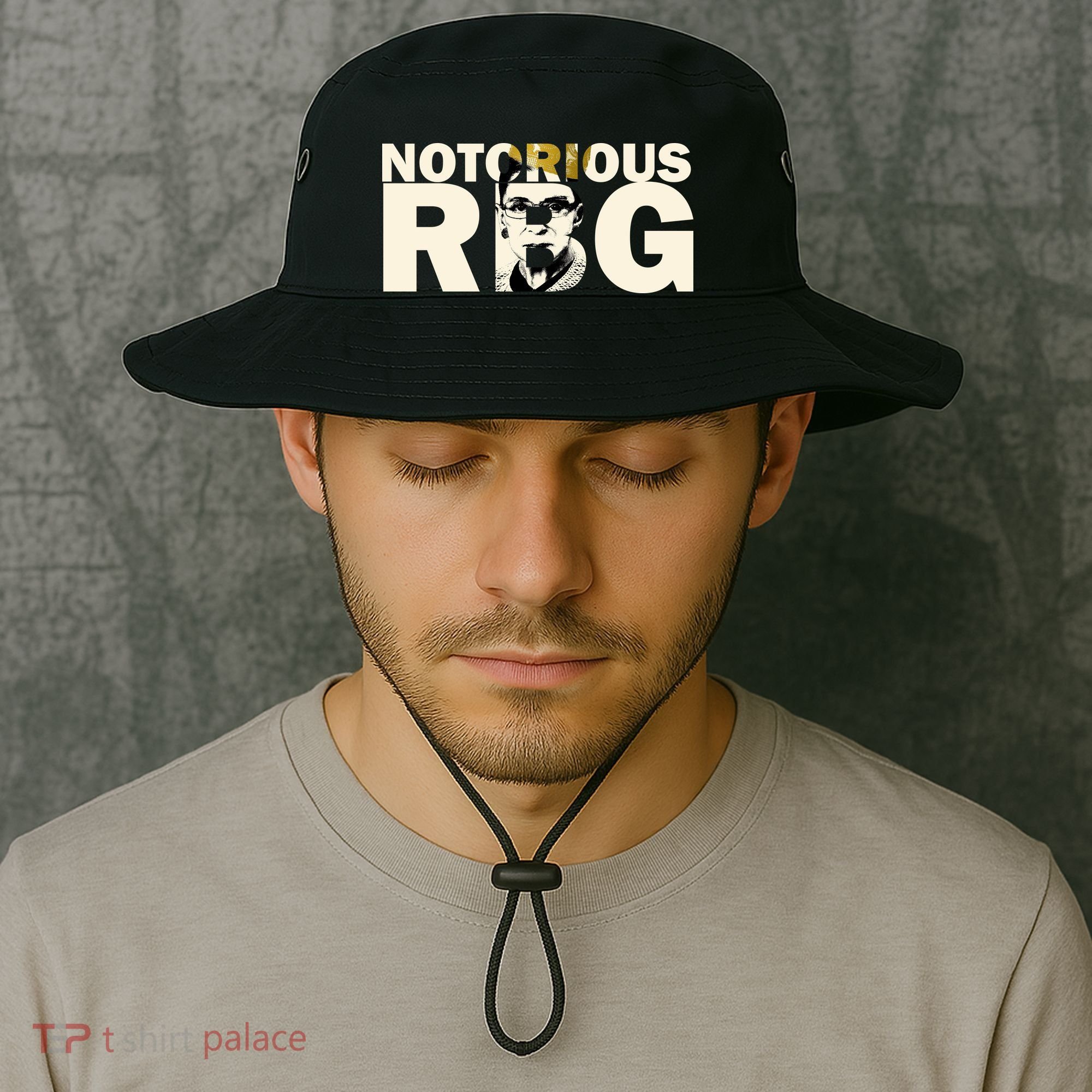 Notorious RBG Imprint Logo Bucket Hat