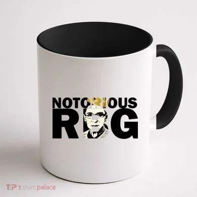 Notorious RBG Imprint Logo Coffee Mug back
