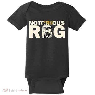 Notorious RBG Imprint Logo Baby Bodysuit