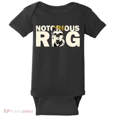 Notorious RBG Imprint Logo Baby Bodysuit