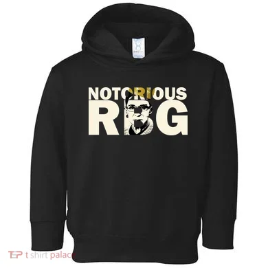 Notorious RBG Imprint Logo Toddler Hoodie