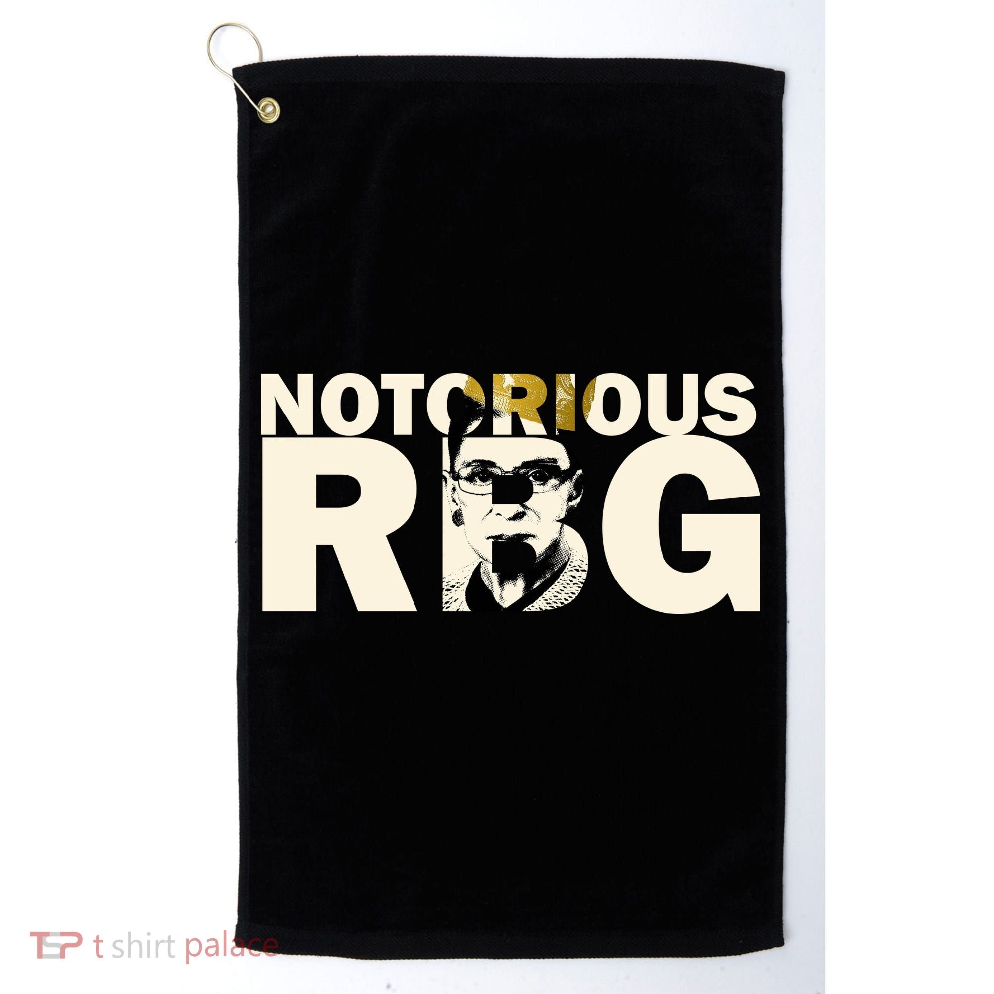 Notorious RBG Imprint Logo Golf Towel