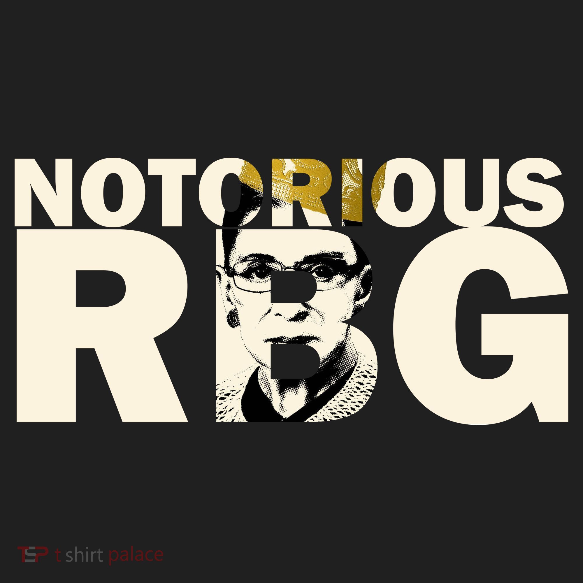 Notorious RBG Imprint Logo Golf Towel