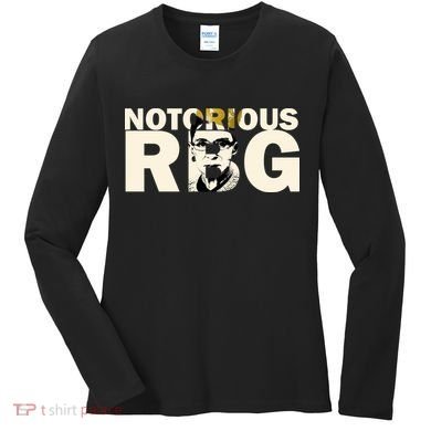 Notorious RBG Imprint Logo Women's Long Sleeve Shirt