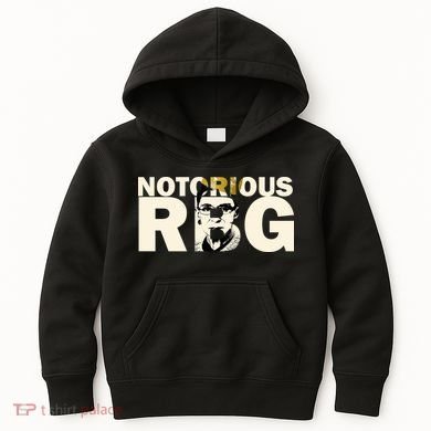 Notorious RBG Imprint Logo Kids Hoodie