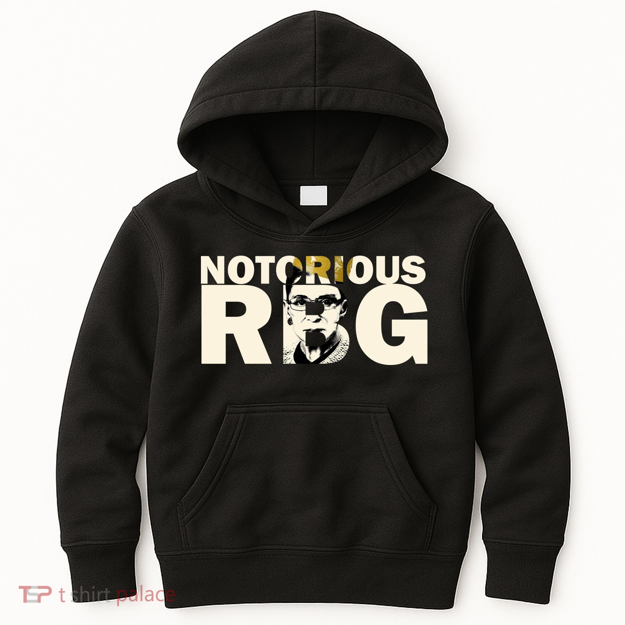 Notorious RBG Imprint Logo Kids Hoodie