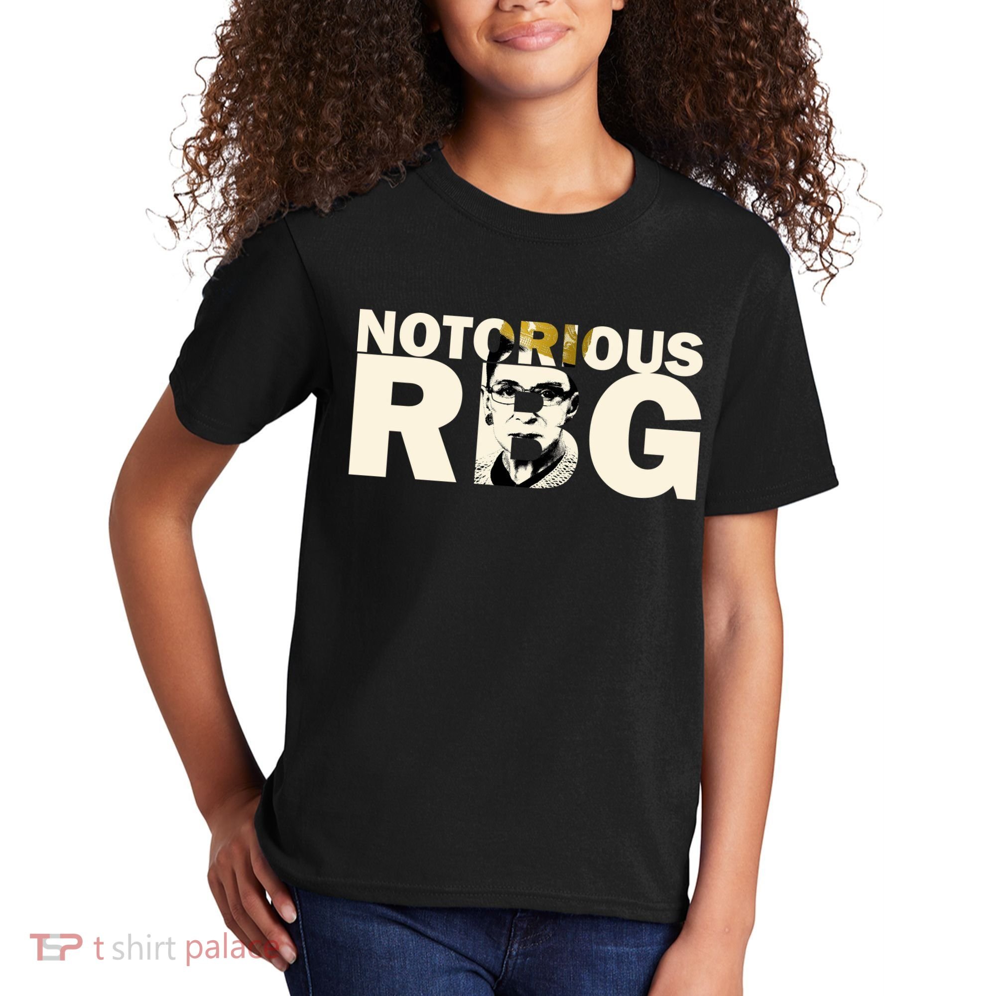 Notorious RBG Imprint Logo Kids T-Shirt