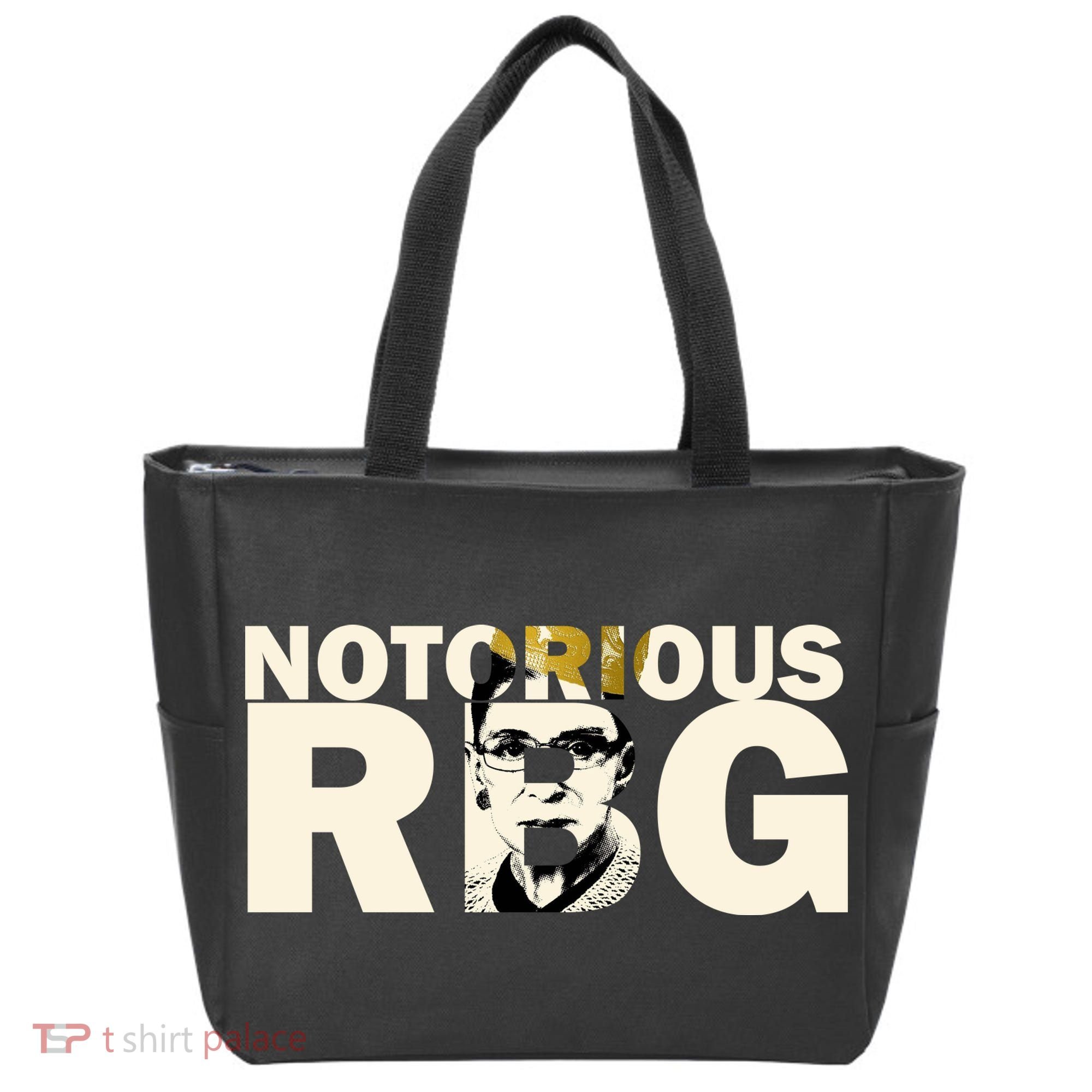 Notorious RBG Imprint Logo Tote Bag