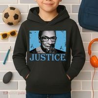 Notorious RBG Justice Kids Hoodie thumb 2