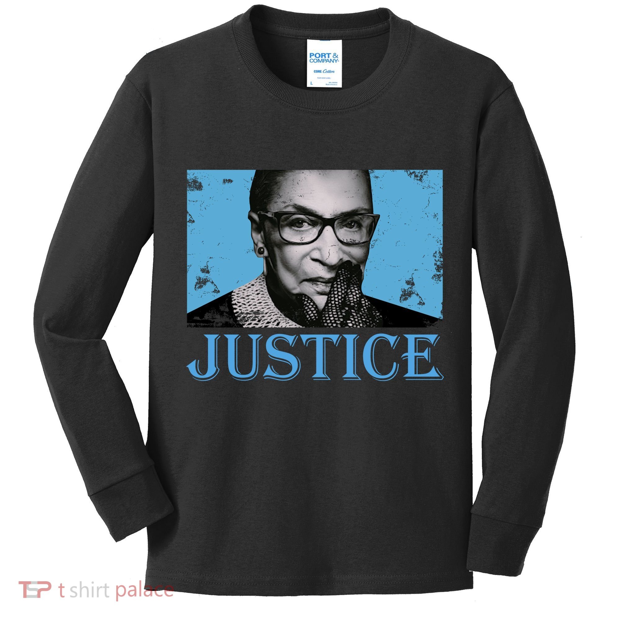 Notorious RBG Justice Kids Long Sleeve Shirt