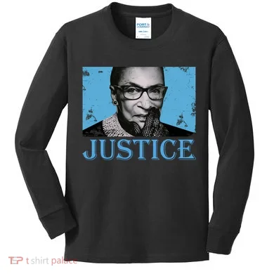 Notorious RBG Justice Kids Long Sleeve Shirt