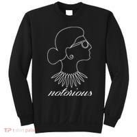 Notorious RBG Line Portrait Ruth Bader Ginsburg Sweatshirt thumb 0