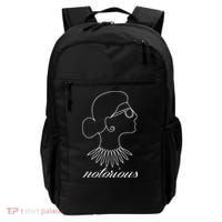 Notorious RBG Line Portrait Ruth Bader Ginsburg Backpack thumb 0
