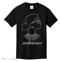 Notorious RBG Line Portrait Ruth Bader Ginsburg Kids T-Shirt thumb 0