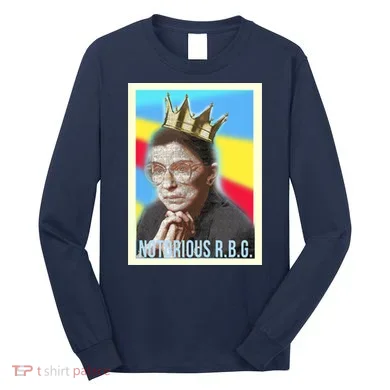 Notorious RBG R.B.G Long Sleeve Shirt