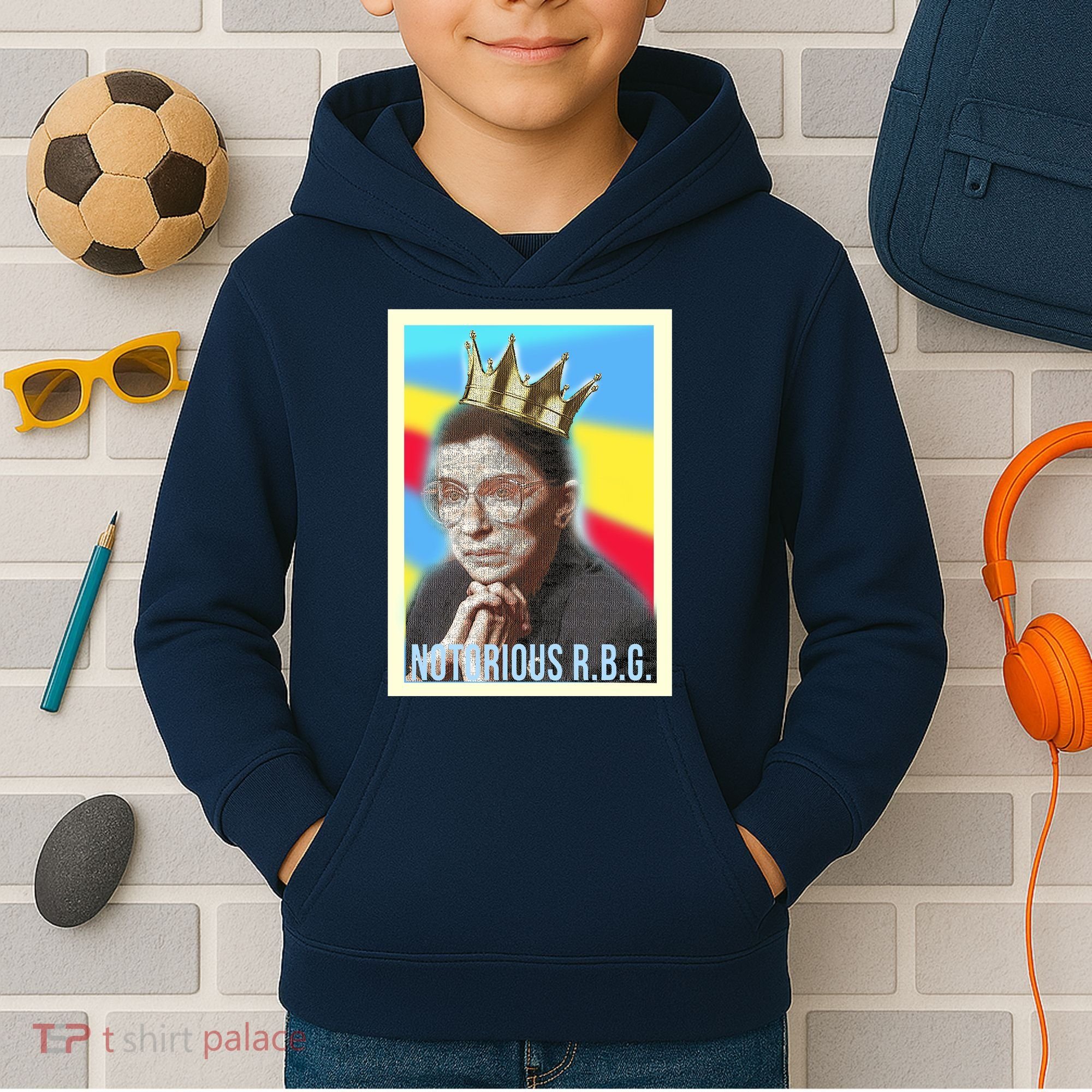 Notorious RBG R.B.G Kids Hoodie
