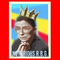 Notorious RBG R.B.G Santa Hat thumb 1