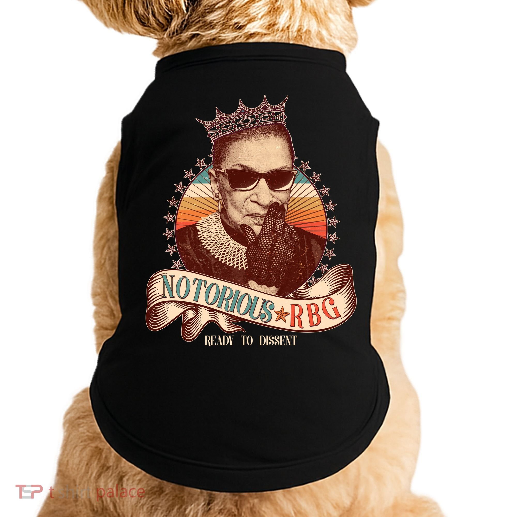 Notorious RBG Ready To Dissent Ruth Bader Ginsburg Doggie Tank