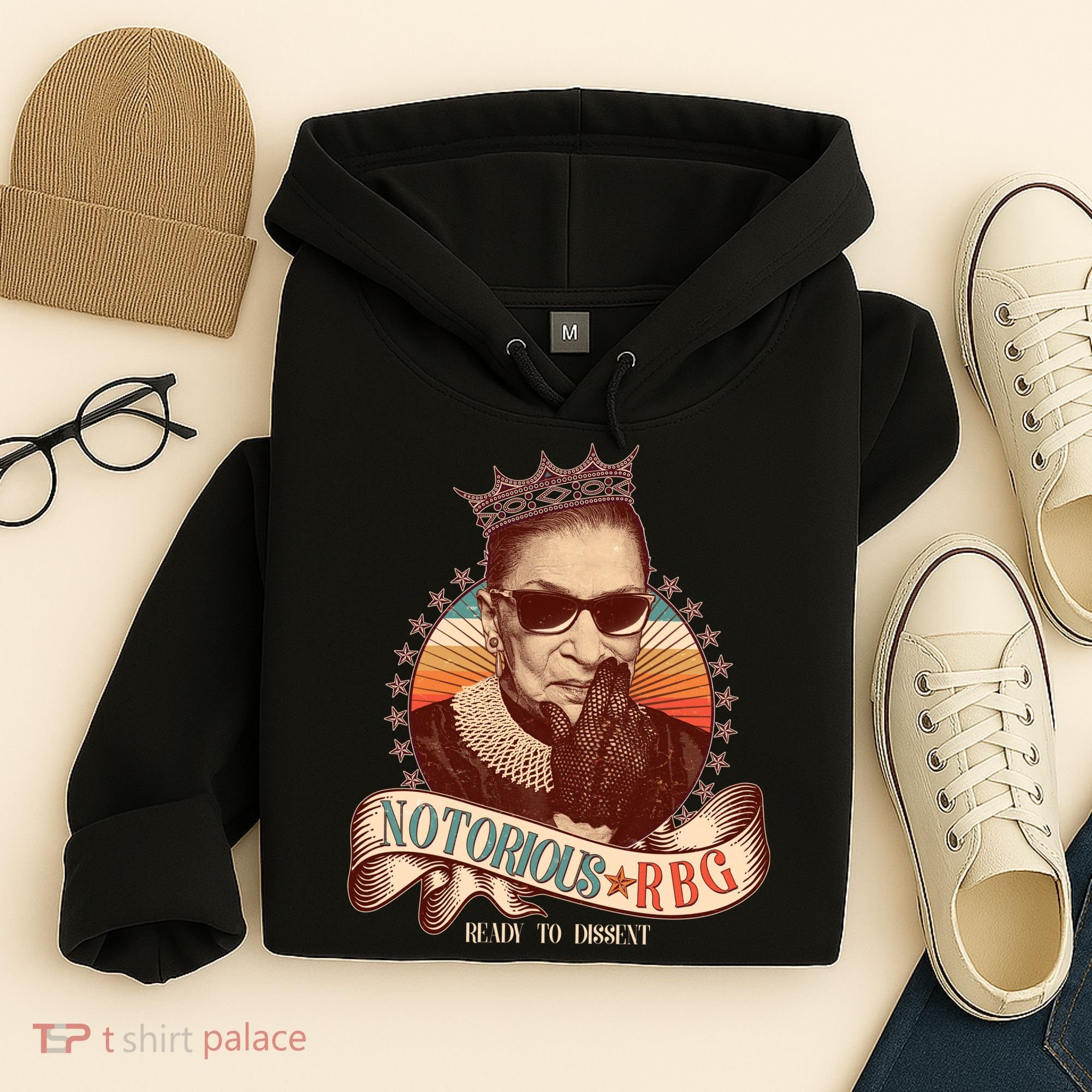 Notorious RBG Ready To Dissent Ruth Bader Ginsburg Hoodie