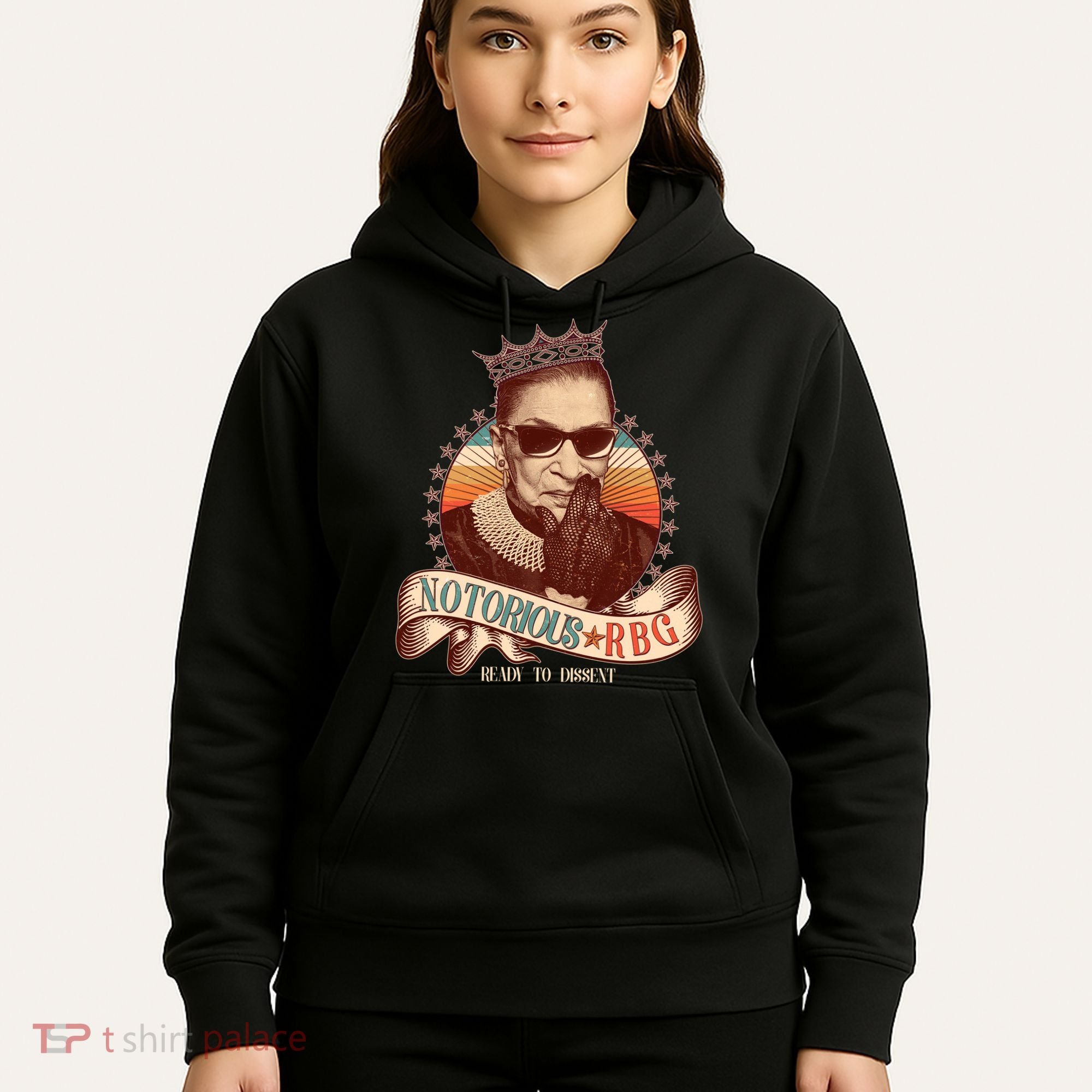 Notorious RBG Ready To Dissent Ruth Bader Ginsburg Hoodie