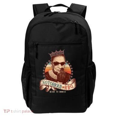 Notorious RBG Ready To Dissent Ruth Bader Ginsburg Backpack