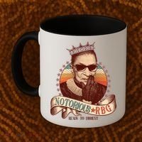 Notorious RBG Ready To Dissent Ruth Bader Ginsburg Coffee Mug thumb 2