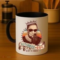 Notorious RBG Ready To Dissent Ruth Bader Ginsburg Coffee Mug thumb 4