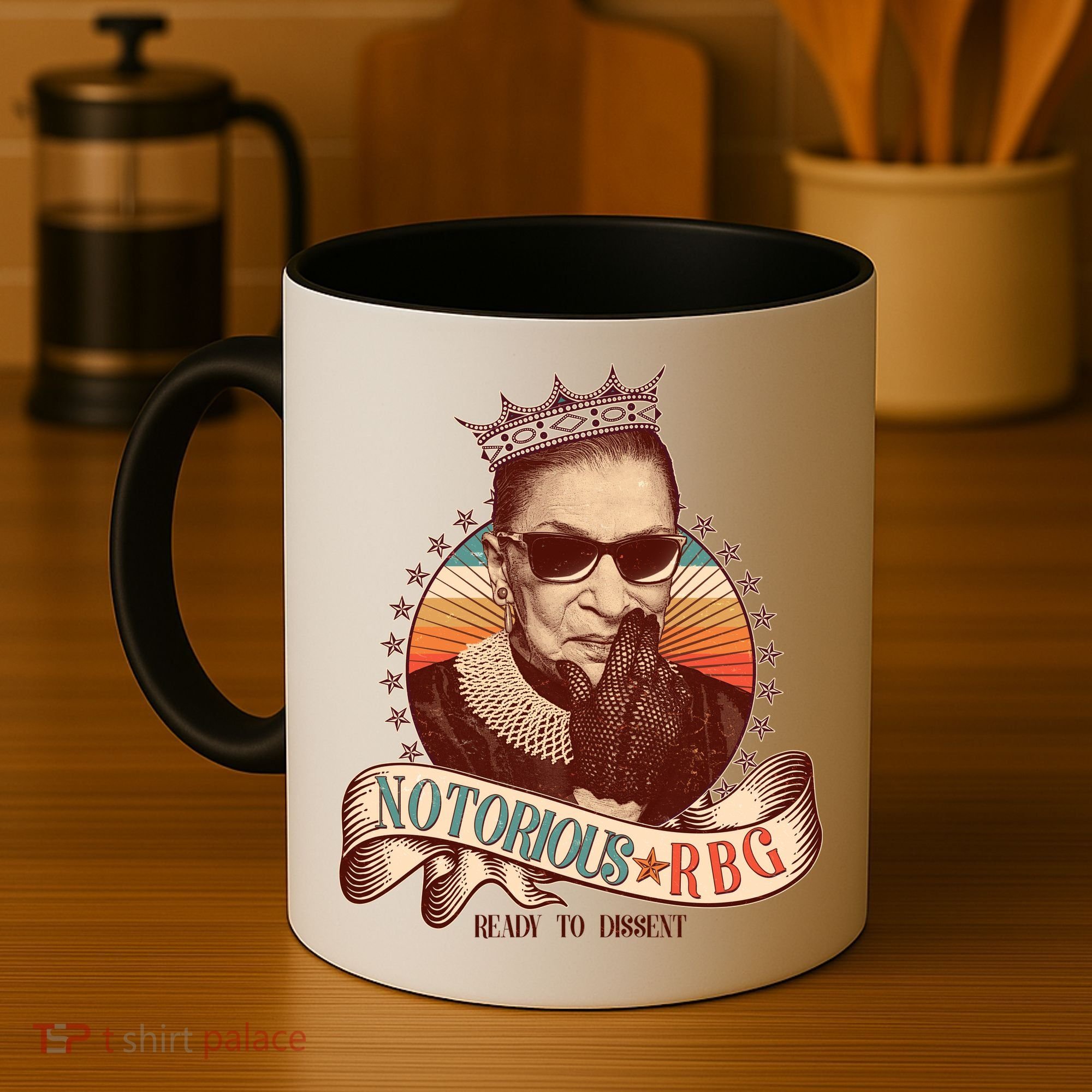 Notorious RBG Ready To Dissent Ruth Bader Ginsburg Coffee Mug