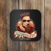 Notorious RBG Ready To Dissent Ruth Bader Ginsburg Coaster thumb 0