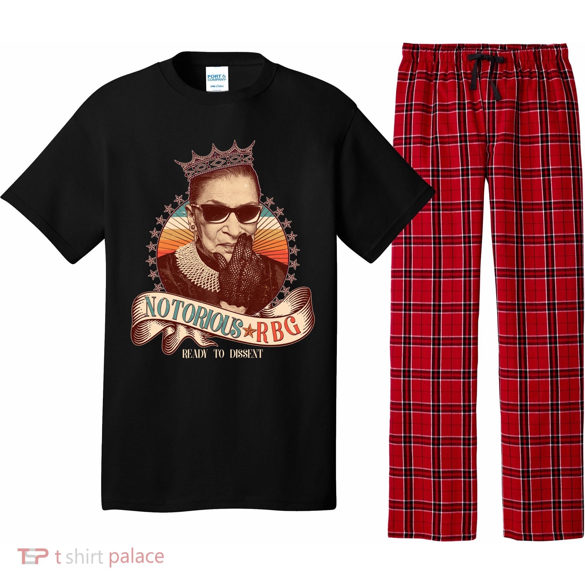 Notorious RBG Ready To Dissent Ruth Bader Ginsburg Pajama Set