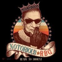 Notorious RBG Ready To Dissent Ruth Bader Ginsburg Women's Hoodie thumb 2