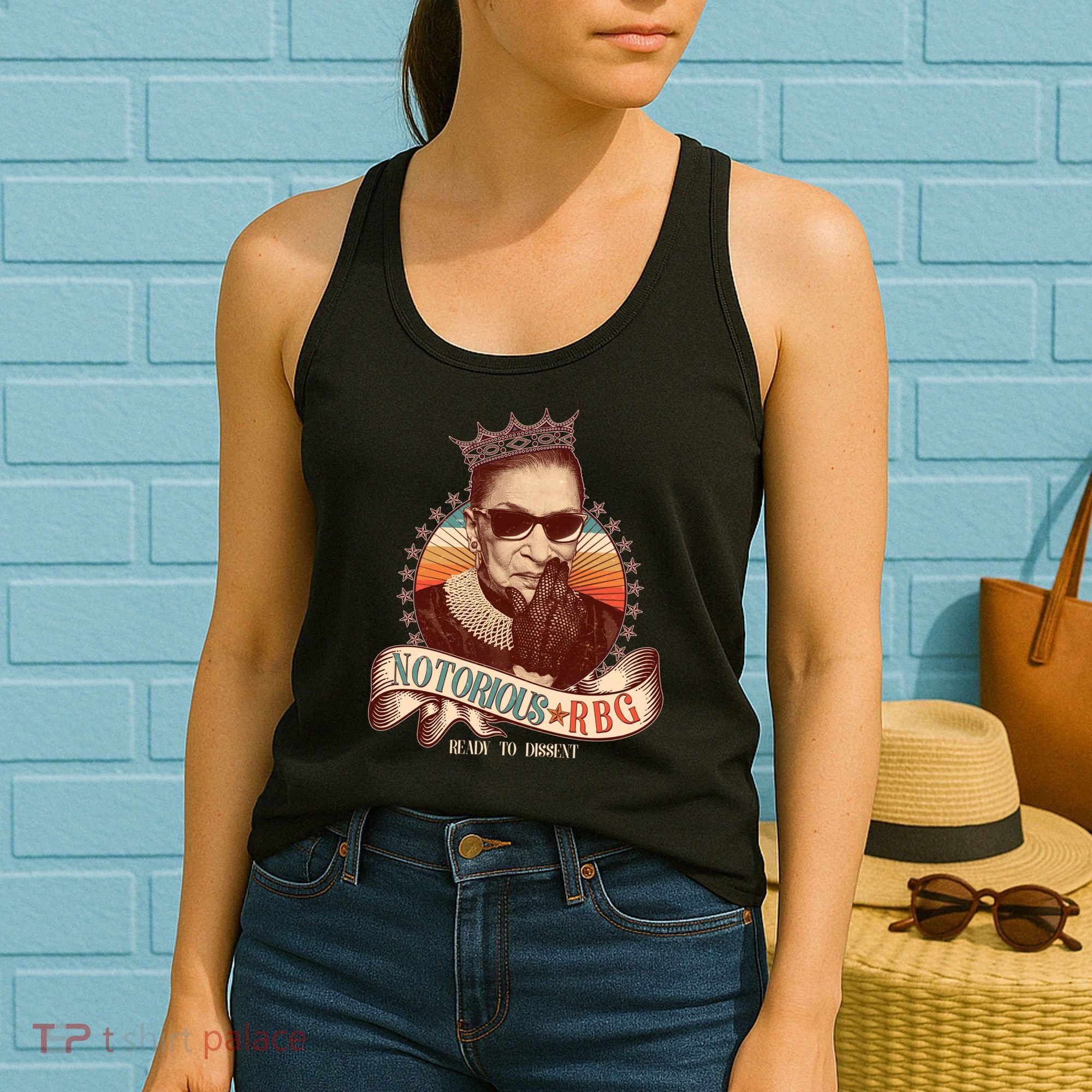 Notorious RBG Ready To Dissent Ruth Bader Ginsburg Women's Tank Top