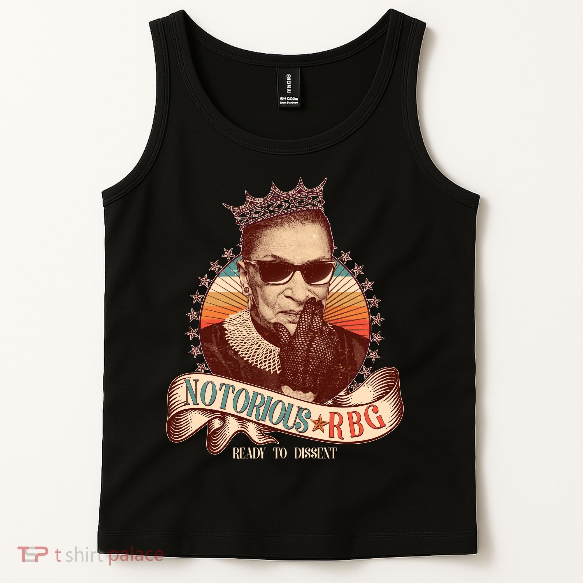 Notorious RBG Ready To Dissent Ruth Bader Ginsburg Tank Top