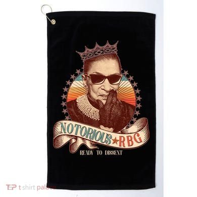 Notorious RBG Ready To Dissent Ruth Bader Ginsburg Golf Towel
