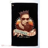 Notorious RBG Ready To Dissent Ruth Bader Ginsburg Golf Towel thumb 0