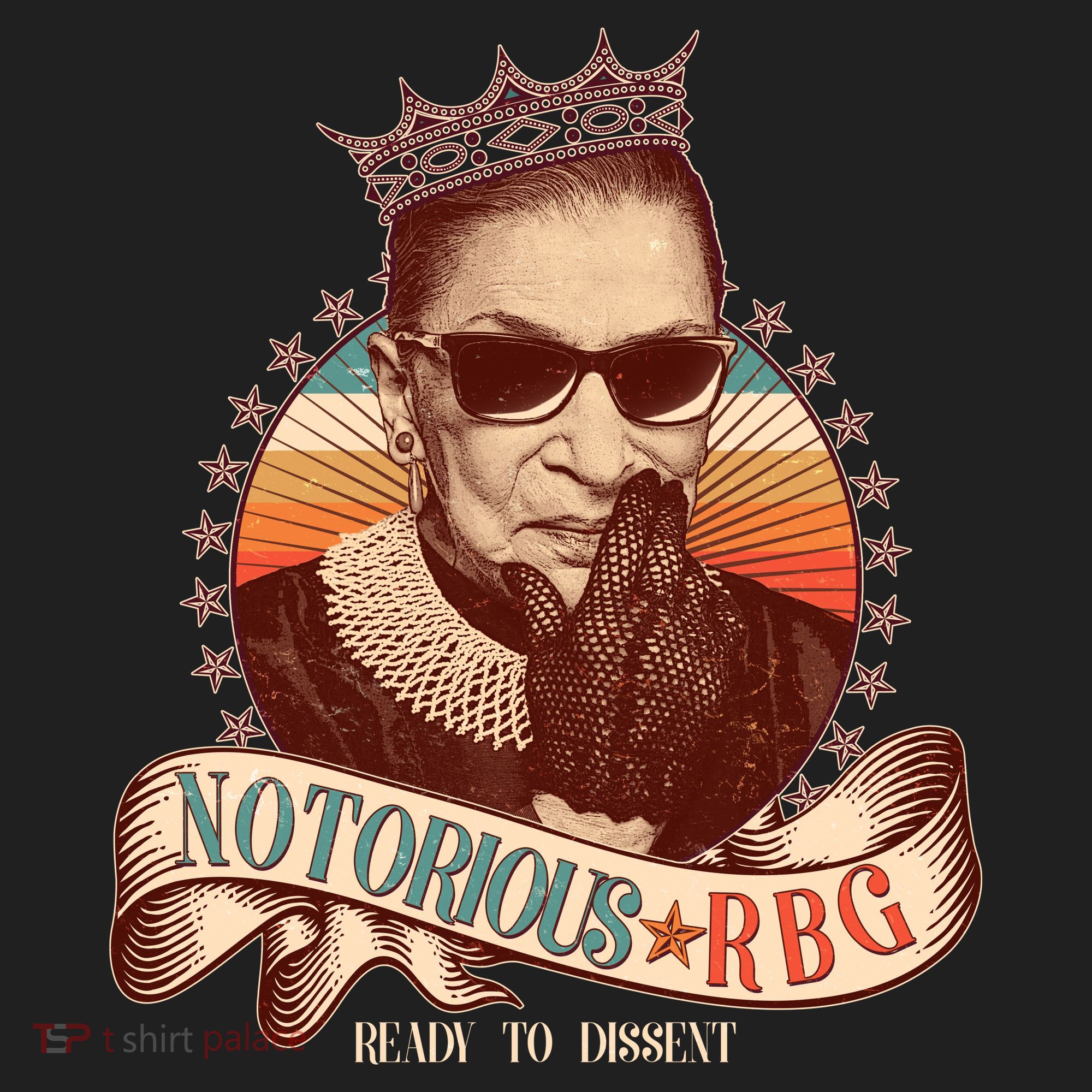 Notorious RBG Ready To Dissent Ruth Bader Ginsburg Golf Towel