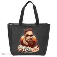 Notorious RBG Ready To Dissent Ruth Bader Ginsburg Tote Bag thumb 0