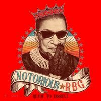 Notorious RBG Ready To Dissent Ruth Bader Ginsburg Santa Hat thumb 1