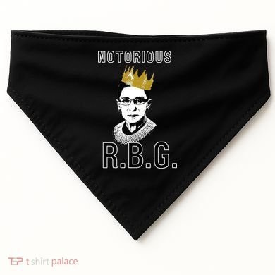 Notorious RBG Ruth Bader Ginsburg USA-Made Doggie Bandana