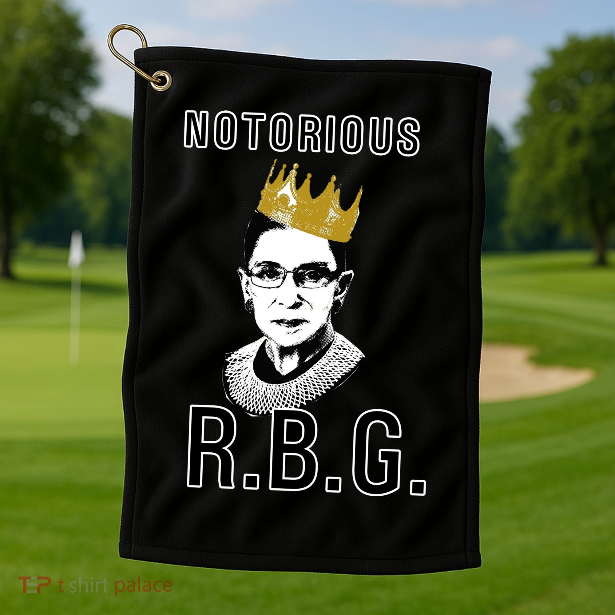 Notorious RBG Ruth Bader Ginsburg Golf Towel